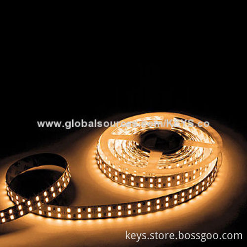 5M 600pcs 5,060 Double Row Flexible LED Strip, Waterproof, 2,800-7,500K CCT DC 24V, High Brightness